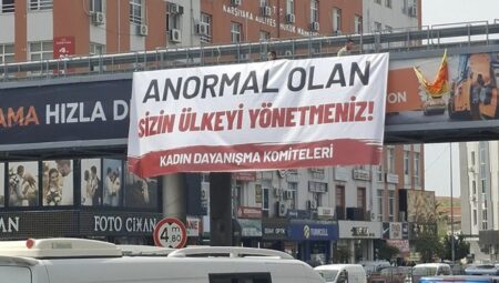 Bayan Dayanışma Komiteleri’nden ‘normal doğum’ pankartına reaksiyon: ‘Anormal olan sizin ülkeyi yönetmeniz!’
