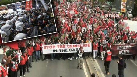 İktidarın ‘Filistin’ ikiyüzlülüğü… CHP’ye yasak, İHH’ye değil! Üsküdar’da ‘Mehmetçik Gazze’ye’ sloganları…