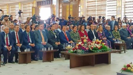 Kamışlı’da Kürt Konferansı: Bu fotoğrafta 7 terörist var! Sonuç bildirgesini 20 milyon TL mükafatla aranan terörist okudu…