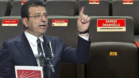 Kurultayın akabinde birinci açıklama: Özgür Çelik, Ekrem İmamoğlu’nun bildirisini okudu