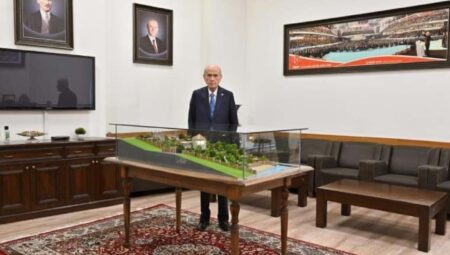 MHP lideri Bahçeli’nin talimatıyla inşasına başlanan Devlet Bey Konağı tamamlandı