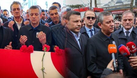Özgür Özel, Volkan Konak’ın cenazesine katıldı: ‘İstanbul’un iradesine yapılan darbeye birinci yansıyı veren sanatçılardandı’