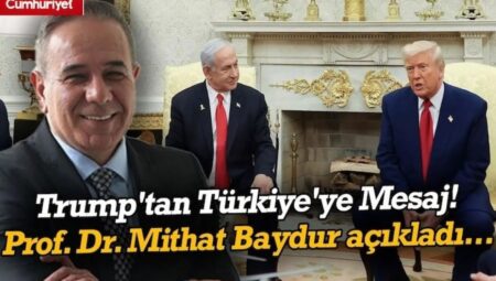 Prof. Dr. Mithat Baydur: “Trump’ın İletisi Net: Çizdiğimiz Mecradan Çıkma”