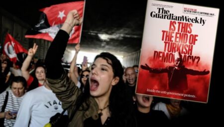 The Guardian, Türkiye çapındaki protestoları kapağına taşıdı