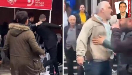 Trabzon’da CHP standına saldıran şahıs tutuklandı!