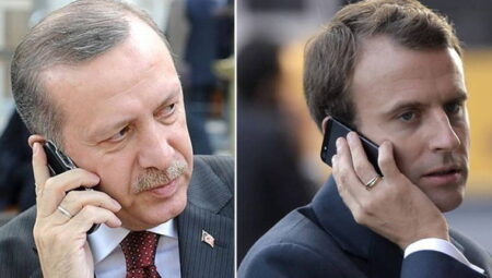 Erdoğan, Fransa Cumhurbaşkanı Macron ile telefonda görüştü