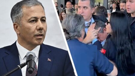 Özgür Özel’e yumruklu taarruz… Bakan Yerlikaya’dan ilk açıklama: Saldırgan gözaltına alındı!