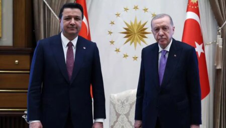 Erdoğan, Saadet Partisi Genel Lideri Mahmut Arıkan ile görüştü