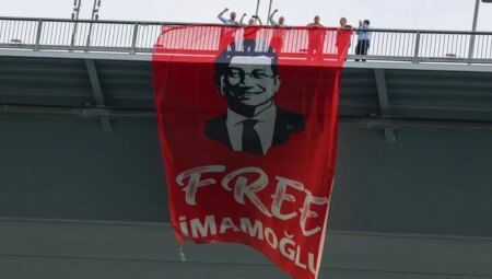 İmamoğlu’ndan o pankart için bildiri: Silmeye çalıştıkça manzaralarım daha çok belirecek