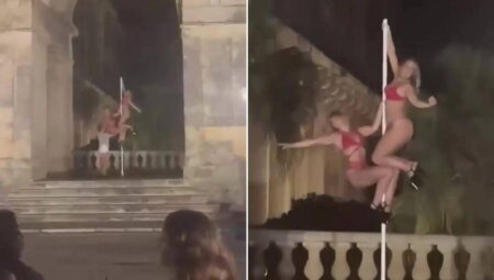 Tarihi sarayda direk dansı yapan bayanlara mahpus cezası