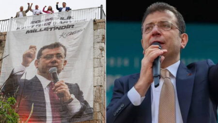 Yasaklara karşın posterleri her yerde: İmamoğlu’ndan Bursa’ya ‘adalet’ mesajı!